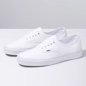 NEW white Vans